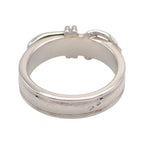 Hermes Ceinture Belt Ring 925 Sterling Silver Accessory — view 6