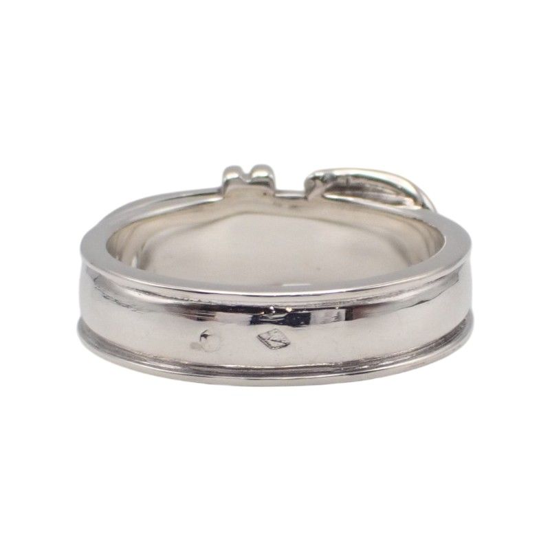 Hermes Ceinture Belt Ring 49 925 Sterling Silver Accessory — view 7