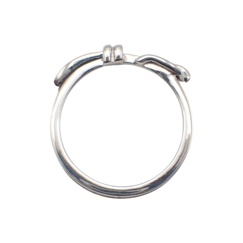 Hermes Ceinture Belt Ring 49 925 Sterling Silver Accessory — view 8