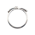 Hermes Ceinture Belt Ring 49 925 Sterling Silver Accessory — view 8