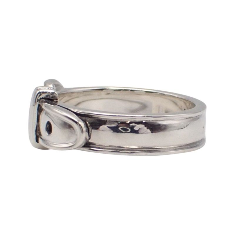 Hermes Ceinture Belt Ring 49 925 Sterling Silver Accessory — view 5