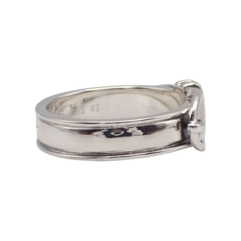 Hermes Ceinture Belt Ring 49 925 Sterling Silver Accessory — view 6