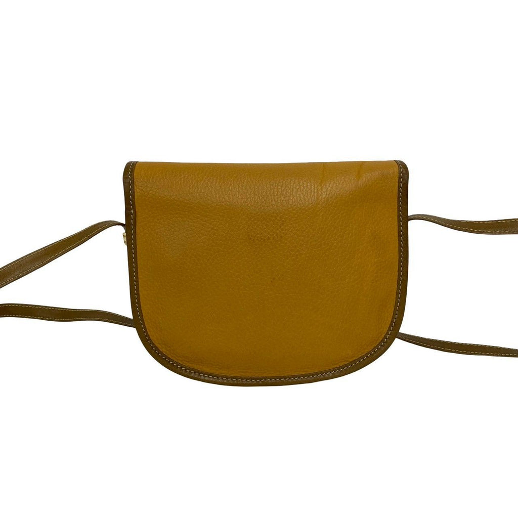 Loewe Vintage Anagram Logo Leather Mini Shoulder Bag Crossbody Pochette Brown — view 3