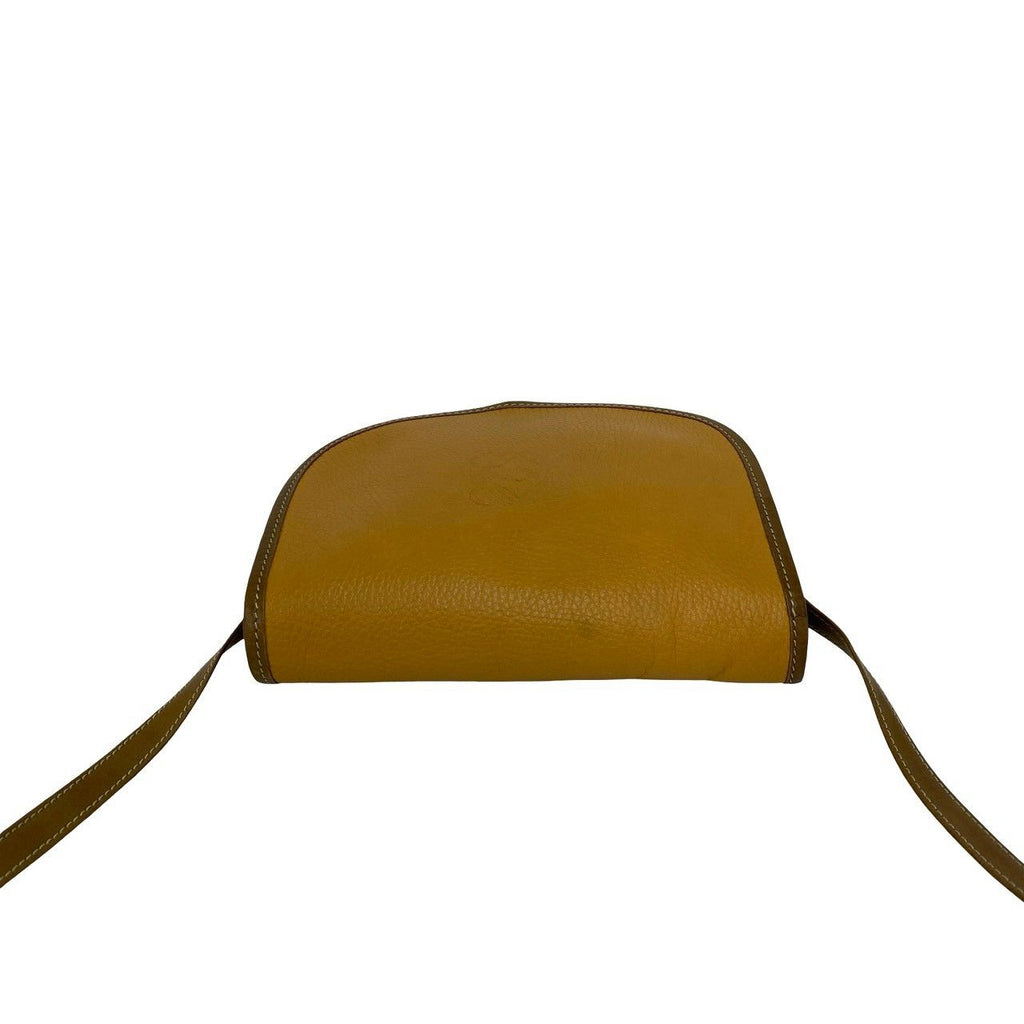 Loewe Vintage Anagram Logo Leather Mini Shoulder Bag Crossbody Pochette Brown — view 4