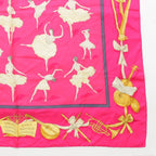 Hermes Carre 90 Silk la Danse Ballerina Scarf Pink — view 5