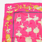 Hermes Carre 90 Silk la Danse Ballerina Scarf Pink — view 2