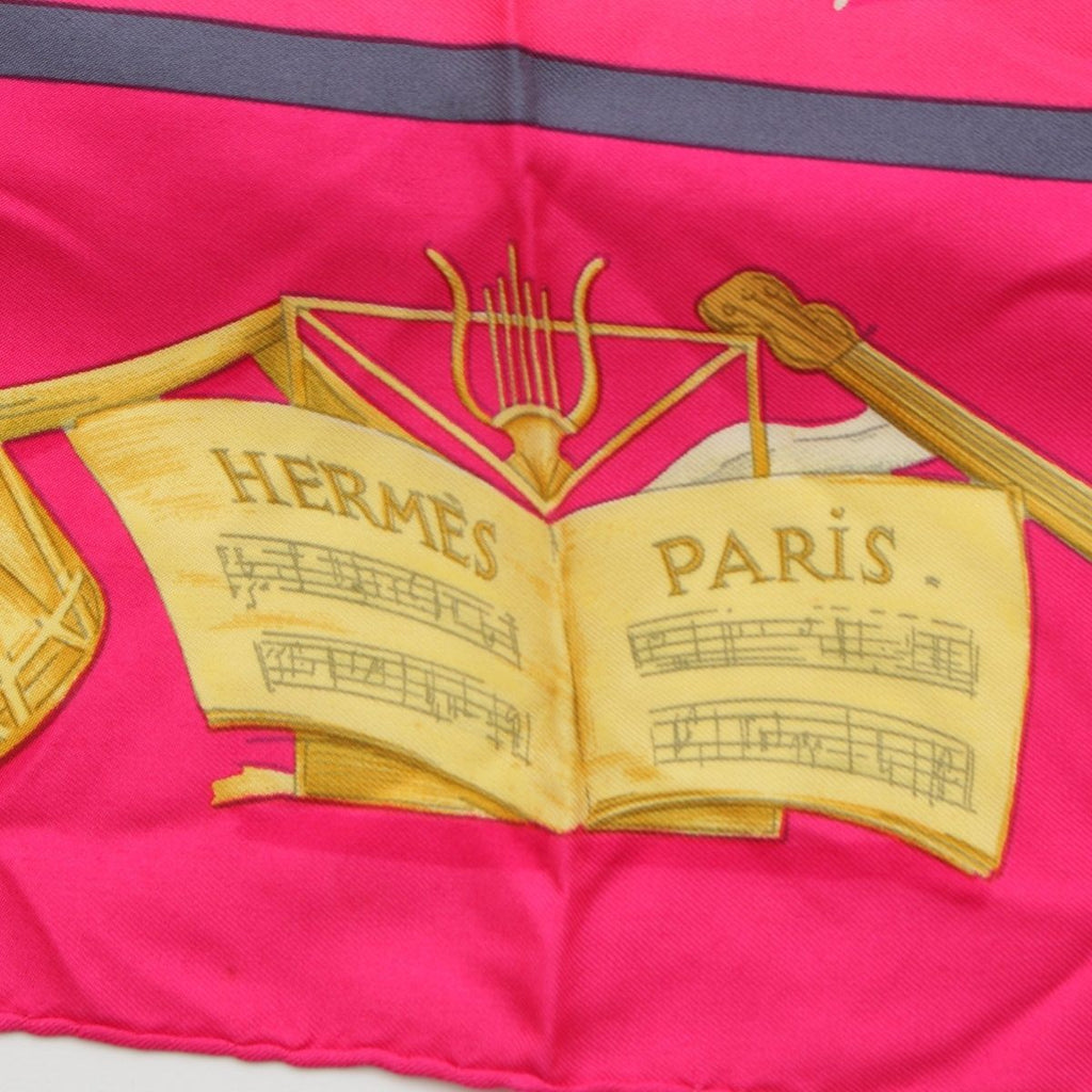 Hermes Carre 90 Silk la Danse Ballerina Scarf Pink — view 6