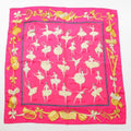 Hermes Carre 90 Silk la Danse Ballerina Scarf Pink