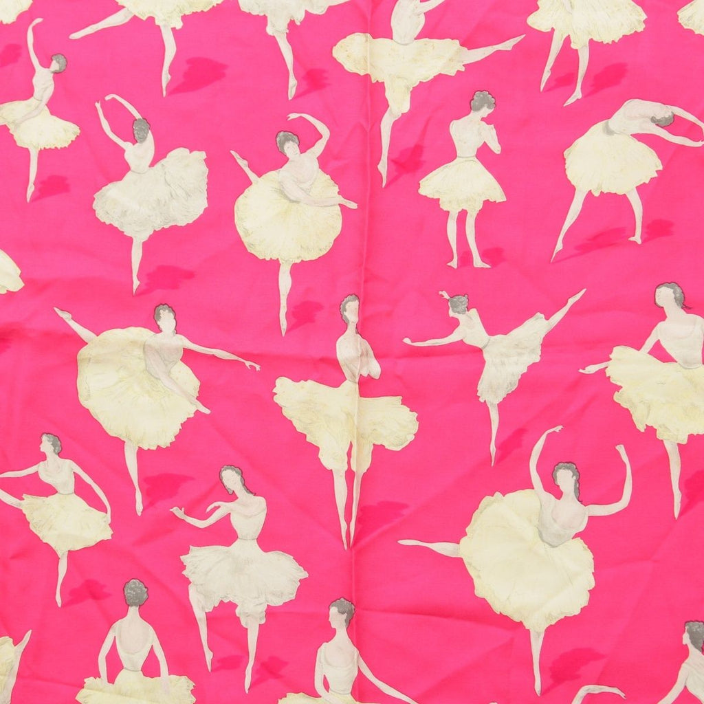 Hermes Carre 90 Silk la Danse Ballerina Scarf Pink — view 7