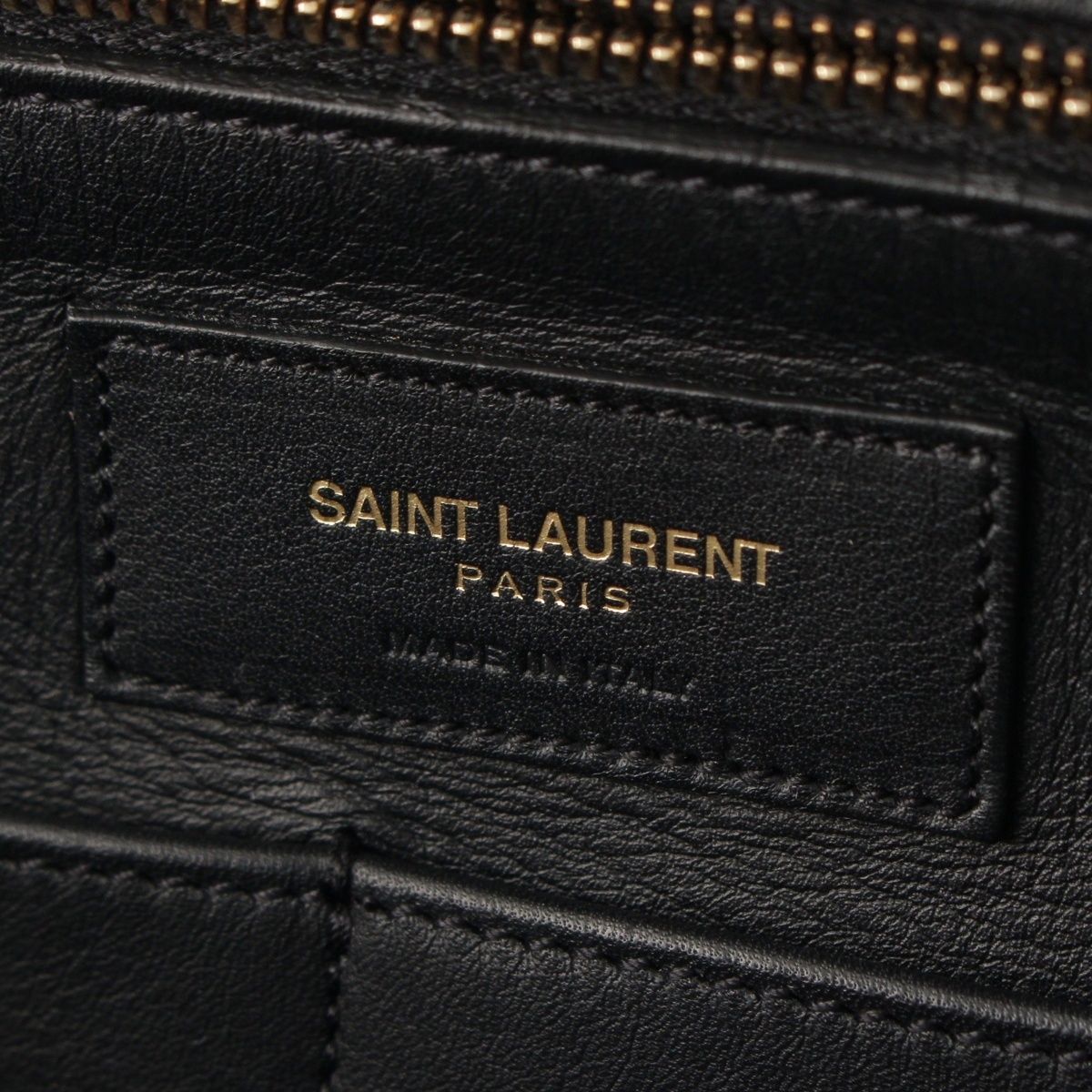 Saint Laurent Cabas Chic Line 2-Way Handbag Black — view 7