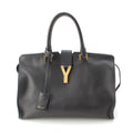 Saint Laurent Cabas Chic Line 2-Way Handbag Black