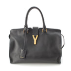 Saint Laurent Cabas Chic Line 2-Way Handbag Black