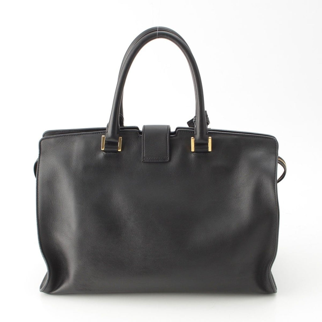 Saint Laurent Cabas Chic Line 2-Way Handbag Black — view 4