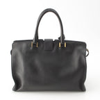 Saint Laurent Cabas Chic Line 2-Way Handbag Black — view 4
