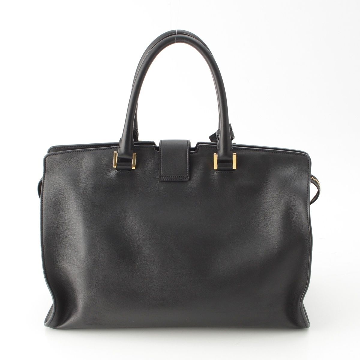 Saint Laurent Cabas Chic Line 2-Way Handbag Black — view 4