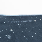 Hermes Losange Cashmere Silk Odyssey Spaceship Diamond Large Shawl Navy — view 8
