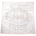 Hermes Cashmere Silk Carre Geant Pique Sellier Series Scarf Multicolor