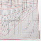 Hermes Cashmere Silk Carre Geant Pique Sellier Series Scarf Multicolor — view 5