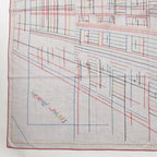 Hermes Cashmere Silk Carre Geant Pique Sellier Series Scarf Multicolor — view 4