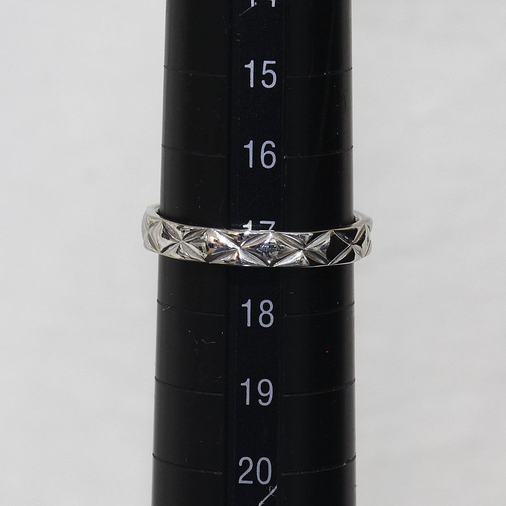 Chanel Quilted Ring Silver — view 6