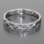 Chanel Quilted Ring Silver — view 3