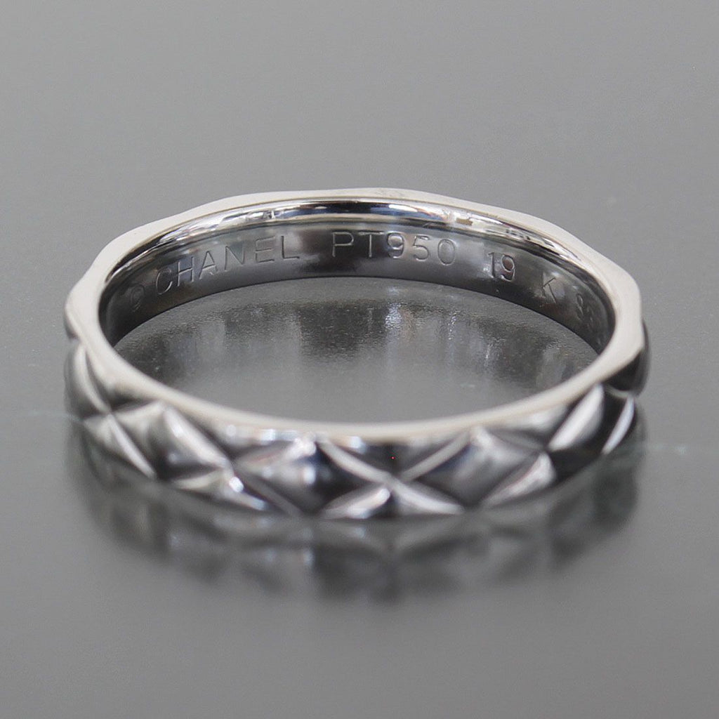 Chanel Quilted Ring Silver — view 4