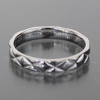 Chanel Quilted Ring Silver — view 4