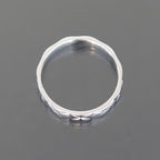 Chanel Quilted Ring Silver — view 2