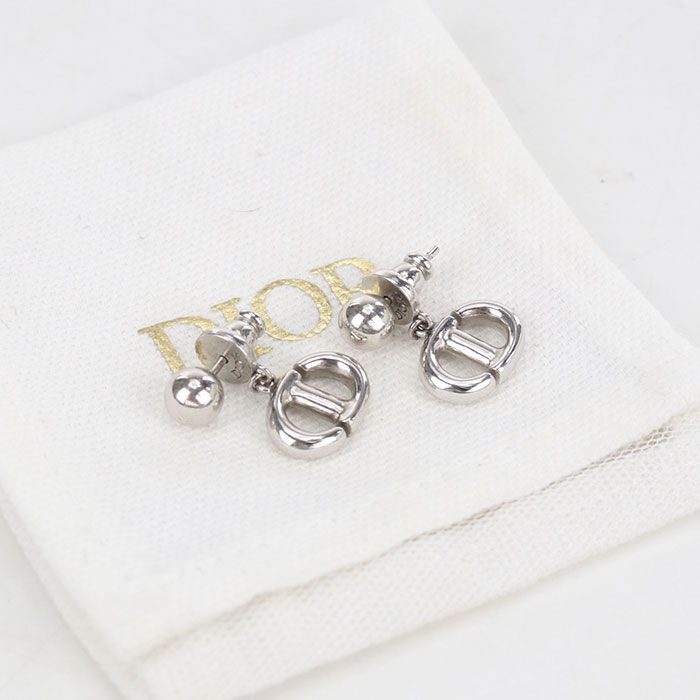 Dior CD Navy Earrings Metal