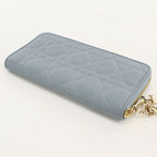 Dior Voyageur Wallet Zip Around Lambskin — view 2