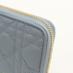 Dior Voyageur Wallet Zip Around Lambskin — view 7