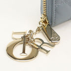 Dior Voyageur Wallet Zip Around Lambskin — view 5