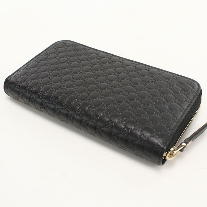 Gucci Micro Guccissima Wallet Zip Around Leather — view 2