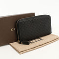 Gucci Micro Guccissima Wallet Zip Around Leather