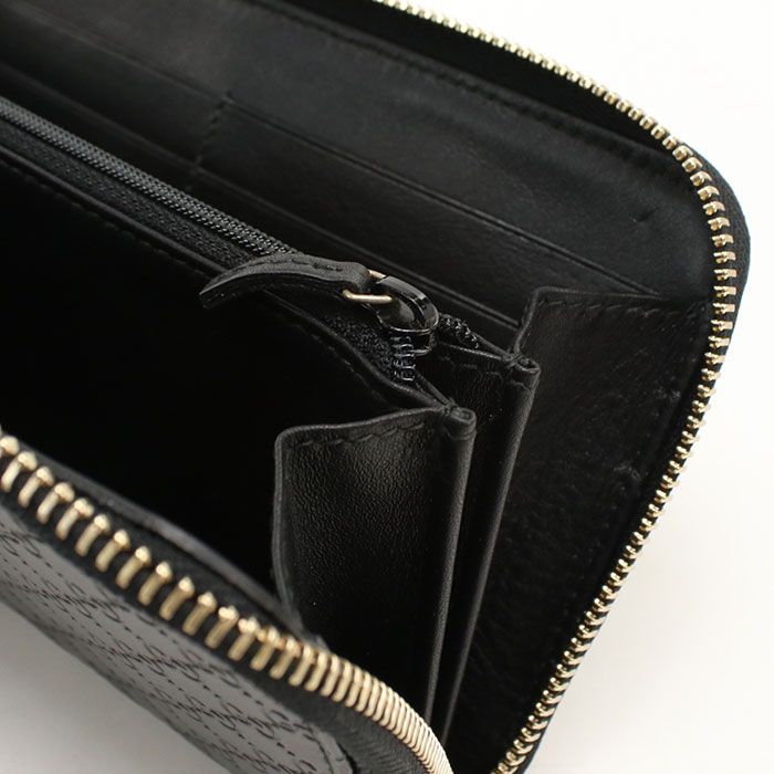Gucci Micro Guccissima Wallet Zip Around Leather — view 6