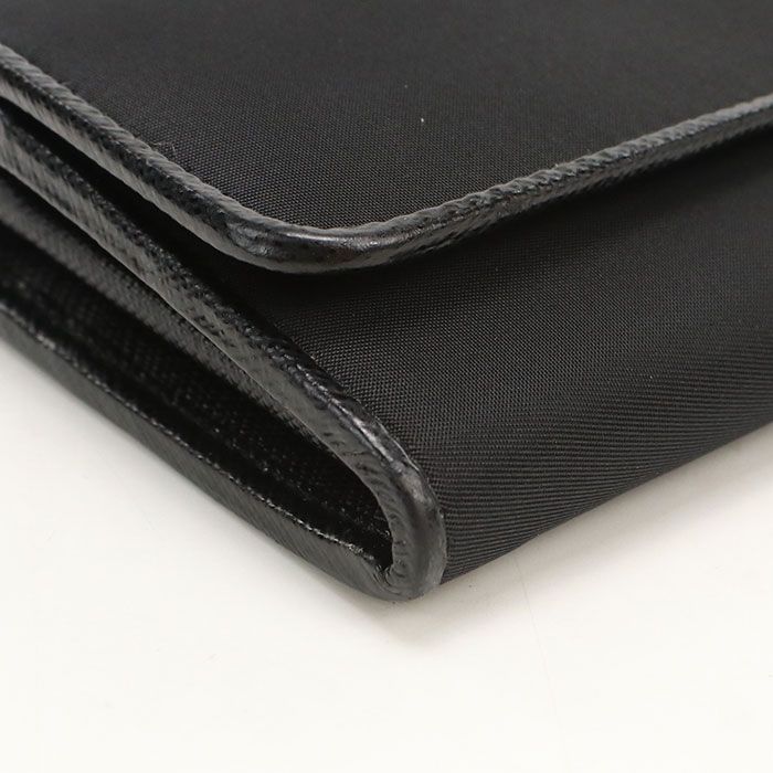 Prada Tessuto Triangle Uzo Wallet Bifold Nylon — view 6