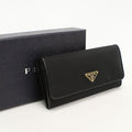Prada Tessuto Triangle Uzo Wallet Bifold Nylon