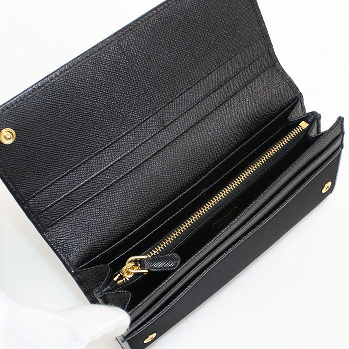 Prada Tessuto Triangle Uzo Wallet Bifold Nylon — view 3