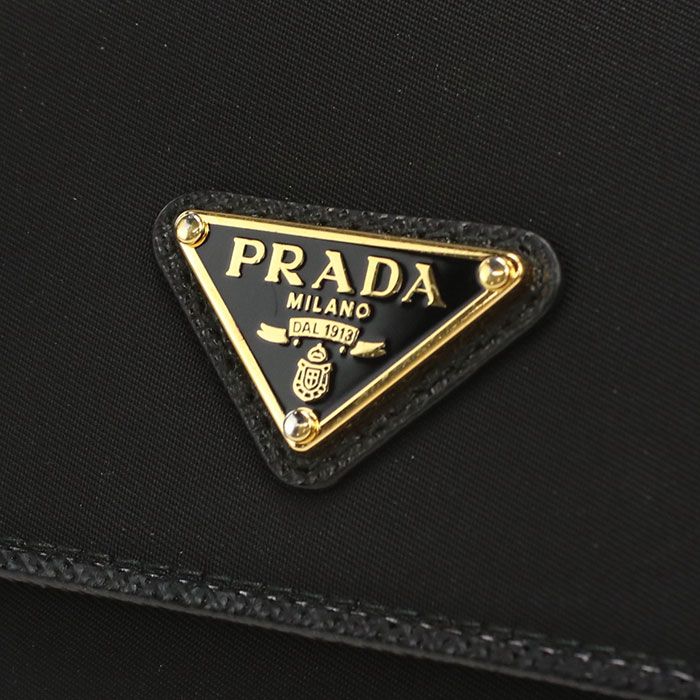 Prada Tessuto Triangle Uzo Wallet Bifold Nylon — view 5