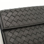 Bottega Veneta Large Flap Wallet Intrecciato Bifold Lambskin — view 5