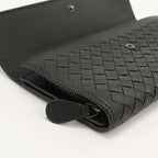 Bottega Veneta Large Flap Wallet Intrecciato Bifold Lambskin — view 6