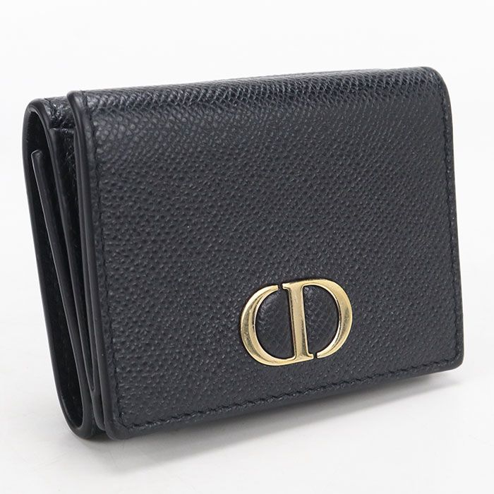 Dior 30 Montaigne Trifold Wallet Calfskin