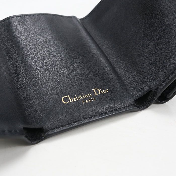 Dior 30 Montaigne Trifold Wallet Calfskin — view 7