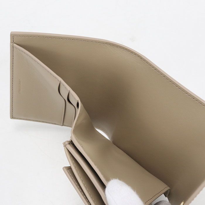Celine Small Flap Wallet Triomphe Trifold Shiny Calfskin — view 5