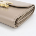 Celine Small Flap Wallet Triomphe Trifold Shiny Calfskin — view 8