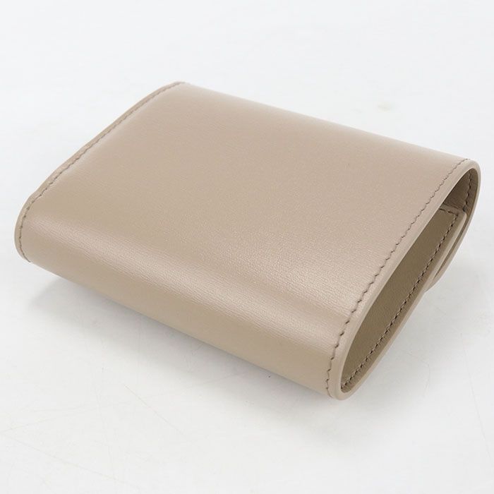 Celine Small Flap Wallet Triomphe Trifold Shiny Calfskin — view 2