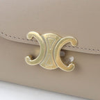 Celine Small Flap Wallet Triomphe Trifold Shiny Calfskin — view 7