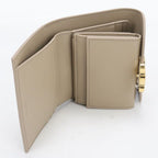 Celine Small Flap Wallet Triomphe Trifold Shiny Calfskin — view 3