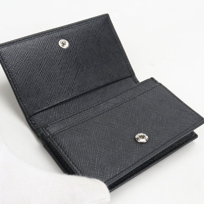 Prada Card Case Saffiano Leather Business — view 4