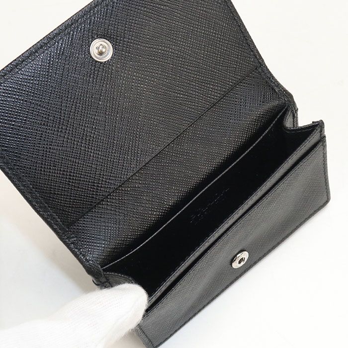 Prada Card Case Saffiano Leather Business — view 3
